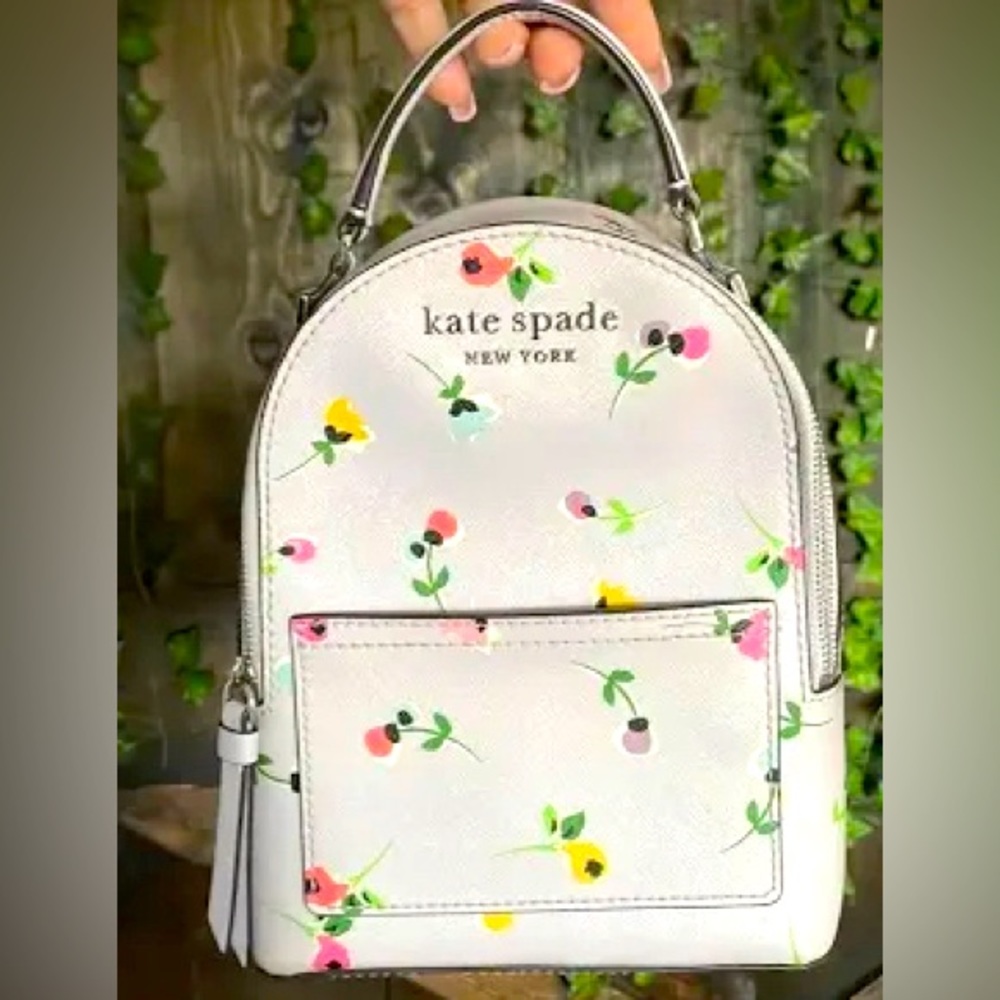 Kate Spade Wildflower Ditsy Cameron Mini Convertible Backpack Bag